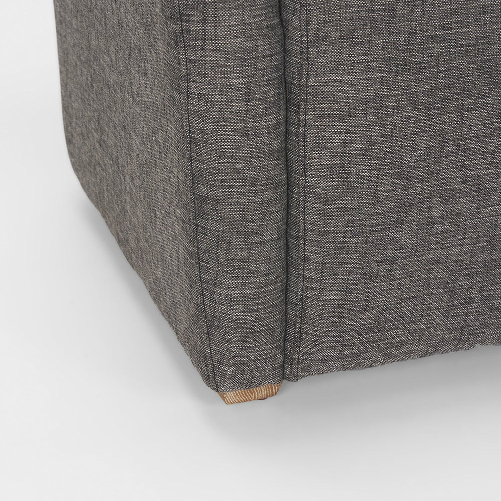 Mercana - Dunstan Accent Chair Upholstered Gray Twill Fabric and Medium Brown Wood Feet - 70429 view 5