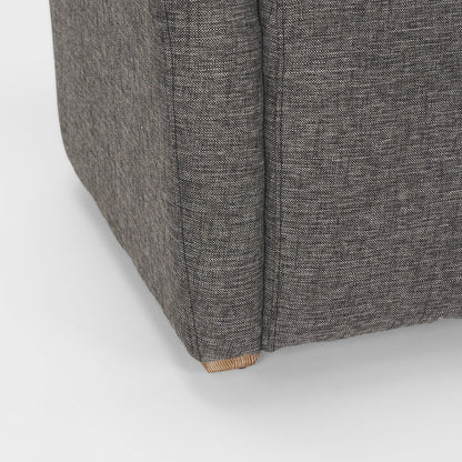 Mercana - Dunstan Accent Chair Upholstered Gray Twill Fabric and Medium Brown Wood Feet - 70429 view 5