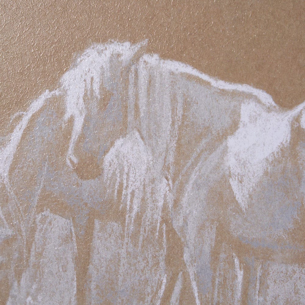 Mercana - Duo I Horses by Mercana Studio a Framed Art Print Matted under Glass - 15667 view 7