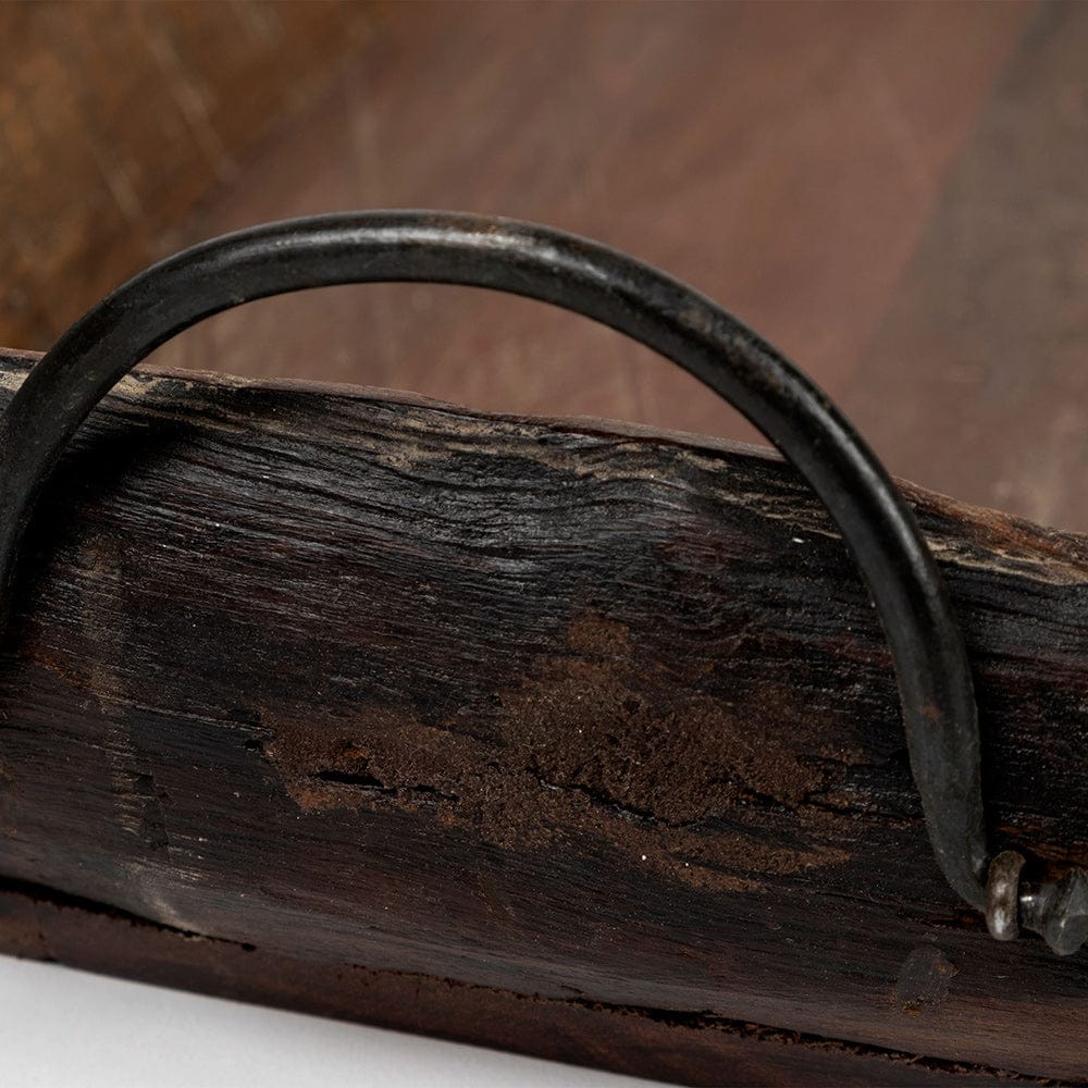 Mercana - Durone Brown Wooden Live Edge Serving Trays (Set of 2) - 68149 view 5