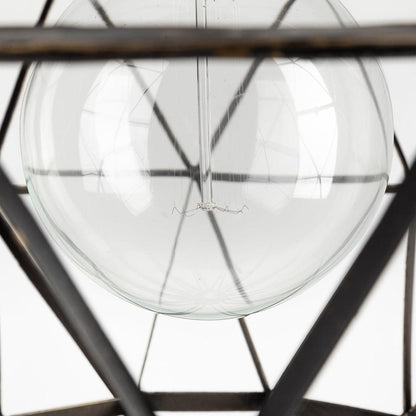Mercana - Dyson I 18x18 Black Metal Triangular Orb Pendant Light - 67955_CLOSEOUT view 6