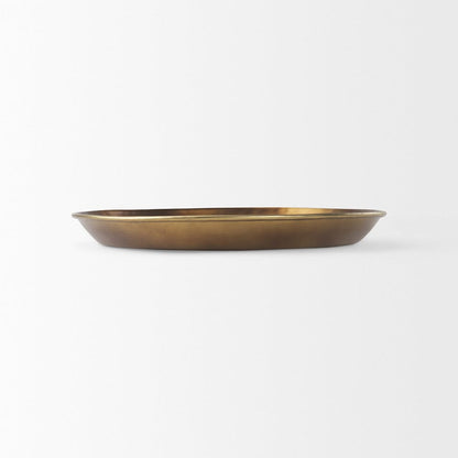 Mercana - Eagan 20.0L x 20.0W x 1.8H Brass Aluminium Tray Medium - 69950 view 3