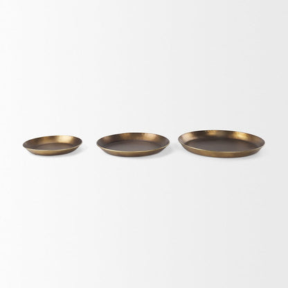 Mercana - Eagan 20.0L x 20.0W x 1.8H Brass Aluminium Tray Medium - 69950 view 8