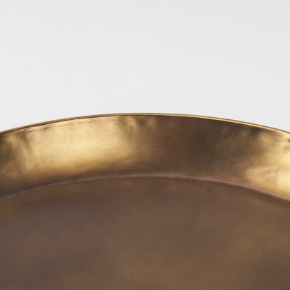 Mercana - Eagan 24.0L x 24.0W x 2.0H Brass Aluminium Tray Large - 69951 view 4