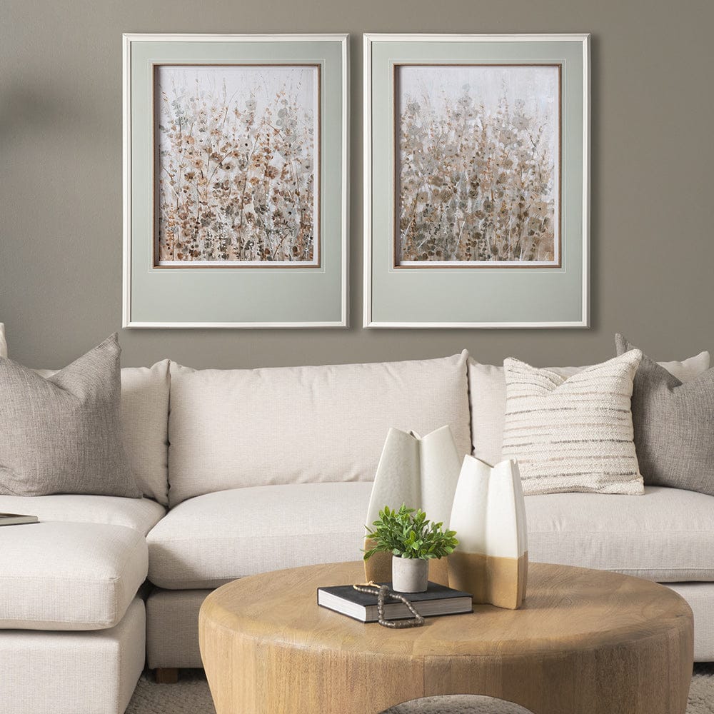 Mercana - Early Fall Flowers II by Tim OToole a Hand Embellished Textured Framed Art Print Matted under Glass - 12580 view 4