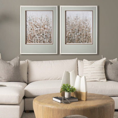 Mercana - Early Fall Flowers II by Tim OToole a Hand Embellished Textured Framed Art Print Matted under Glass - 12580 view 4