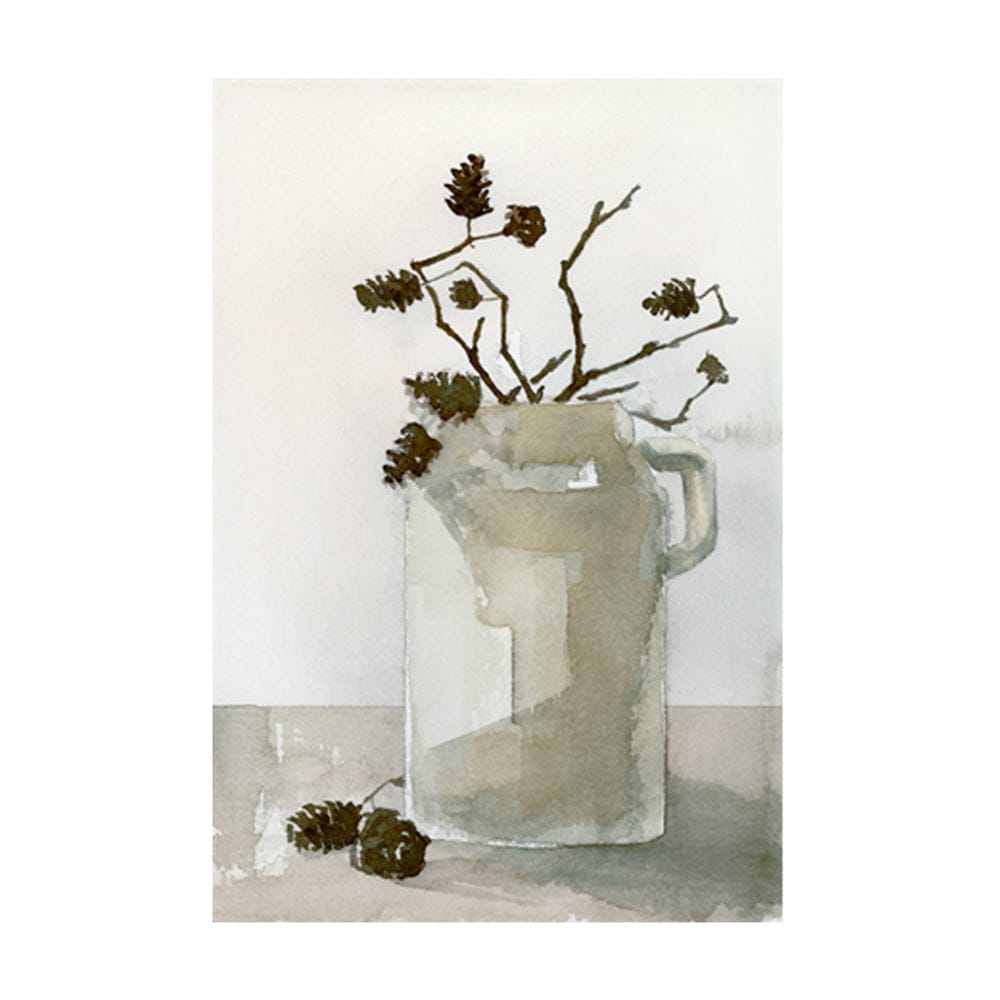 Mercana - Earthenware by Mercana Studio a Hand Embellished Textured Canvas - 102386-L view 1