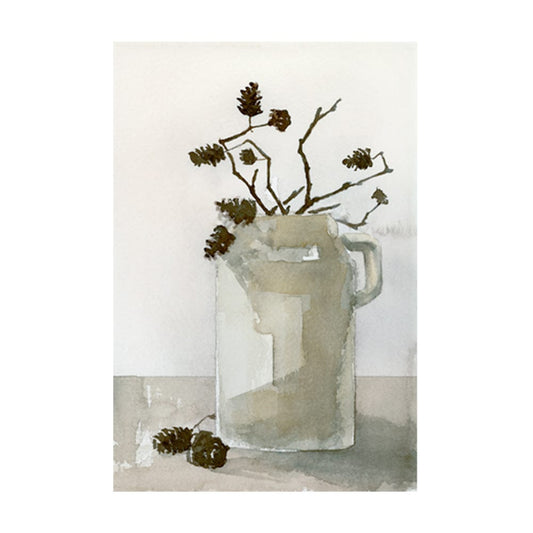 Mercana - Earthenware by Mercana Studio a Hand Embellished Textured Canvas - 102386-L view 1