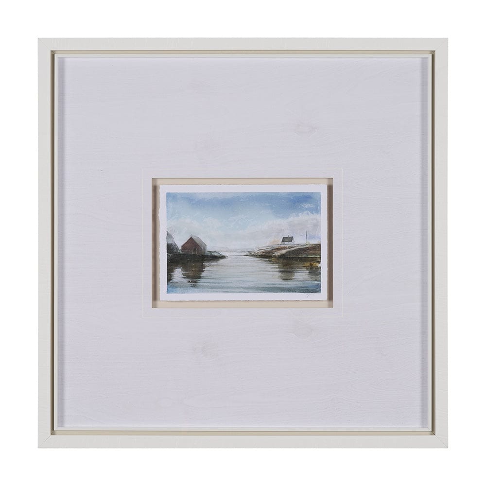 Mercana - East Coast View I by Mercana Studio a Hand Embellished Framed Art Print Matted under Glass - 15603 view 1