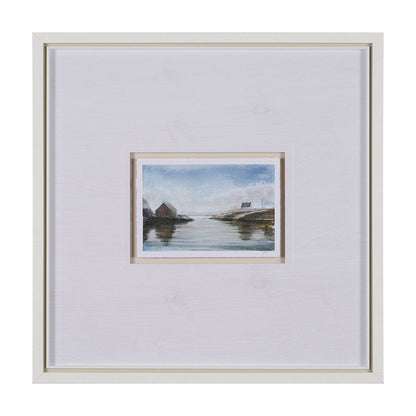 Mercana - East Coast View I by Mercana Studio a Hand Embellished Framed Art Print Matted under Glass - 15603 view 1