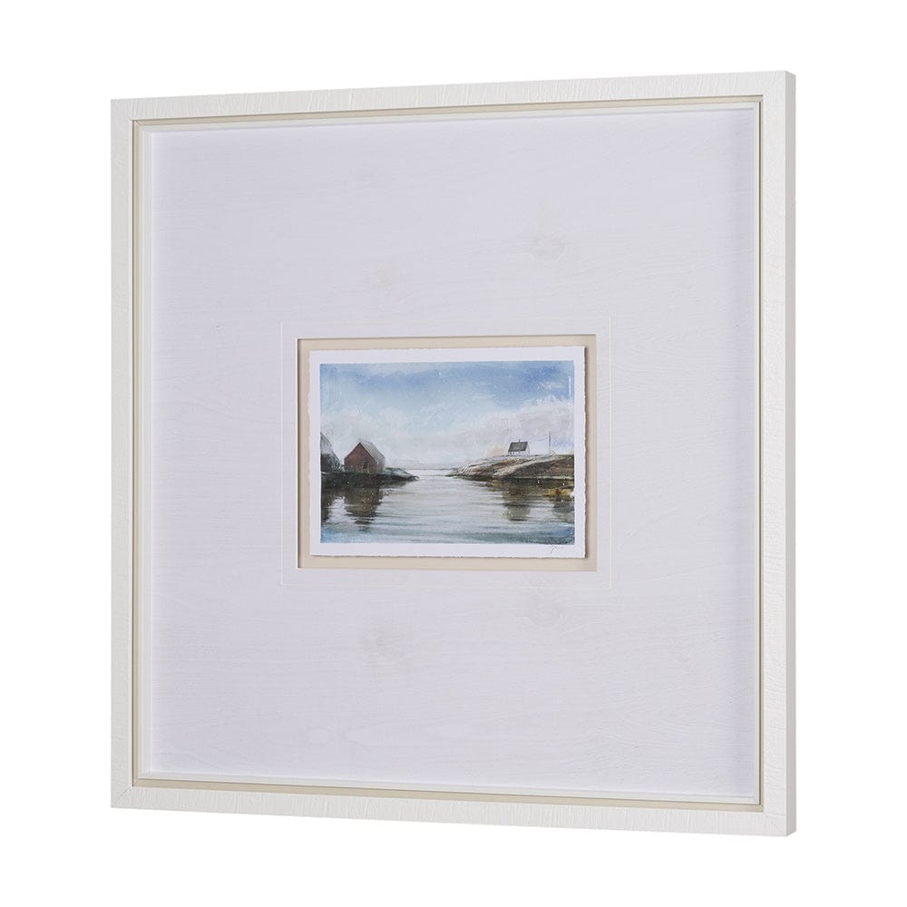 Mercana - East Coast View I by Mercana Studio a Hand Embellished Framed Art Print Matted under Glass - 15603 view 2