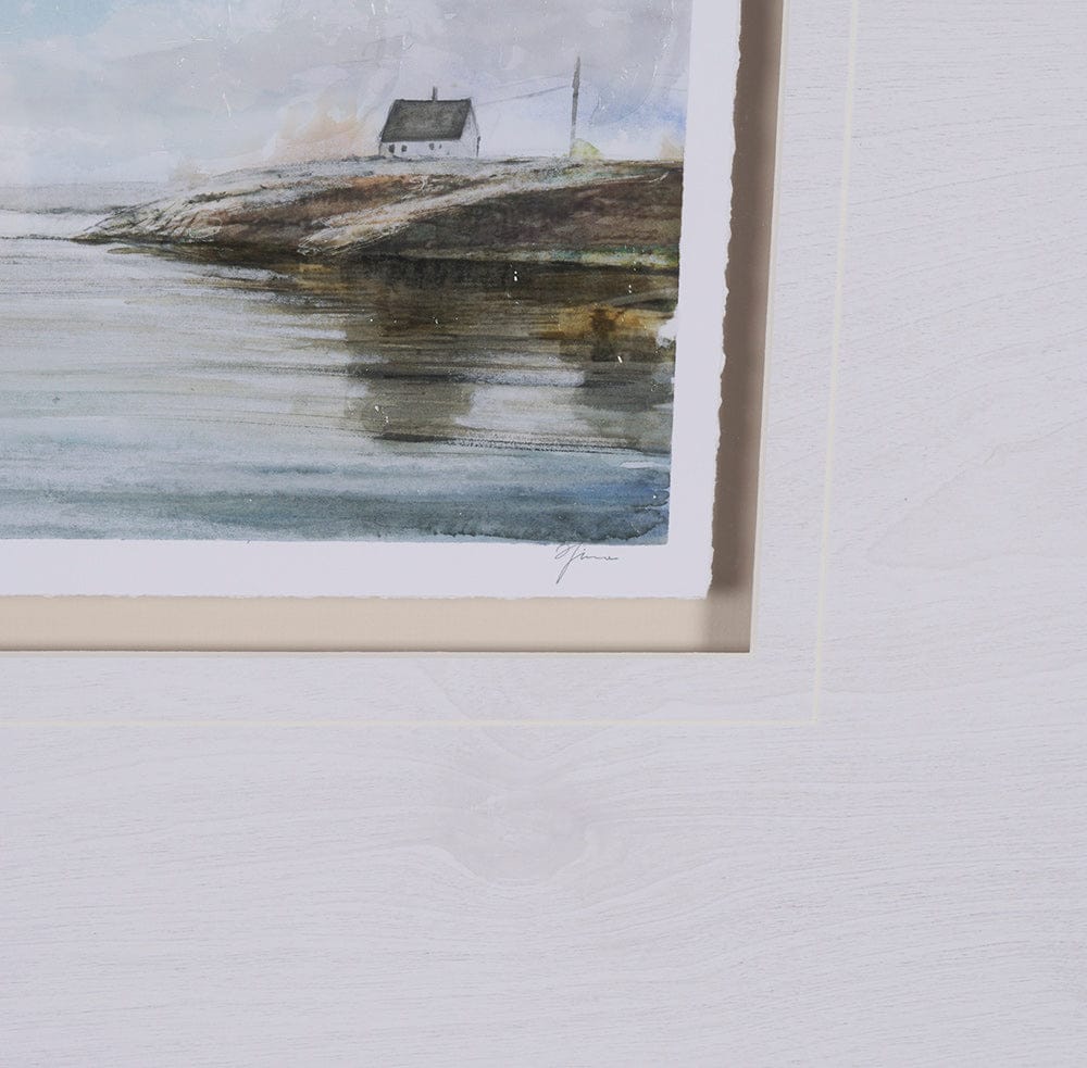 Mercana - East Coast View I by Mercana Studio a Hand Embellished Framed Art Print Matted under Glass - 15603 view 7