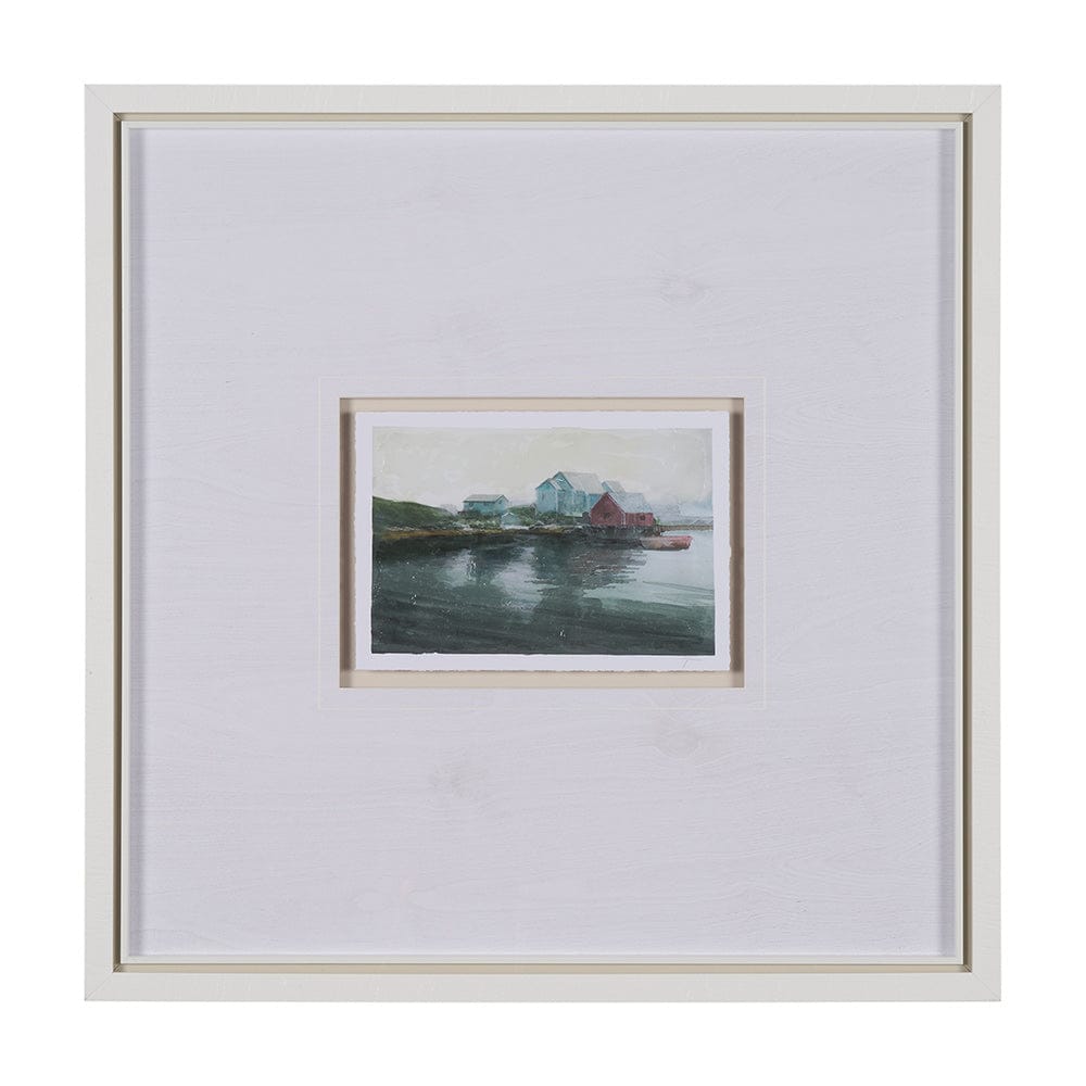 Mercana - East Coast View II by Mercana Studio a Hand Embellished Framed Art Print Matted under Glass - 15604 view 1