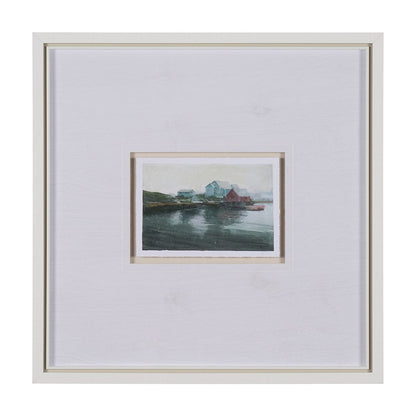 Mercana - East Coast View II by Mercana Studio a Hand Embellished Framed Art Print Matted under Glass - 15604 view 1