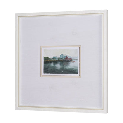 Mercana - East Coast View II by Mercana Studio a Hand Embellished Framed Art Print Matted under Glass - 15604 view 2