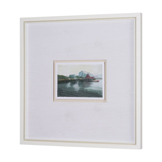 Mercana - East Coast View II by Mercana Studio a Hand Embellished Framed Art Print Matted under Glass - 15604 view 2