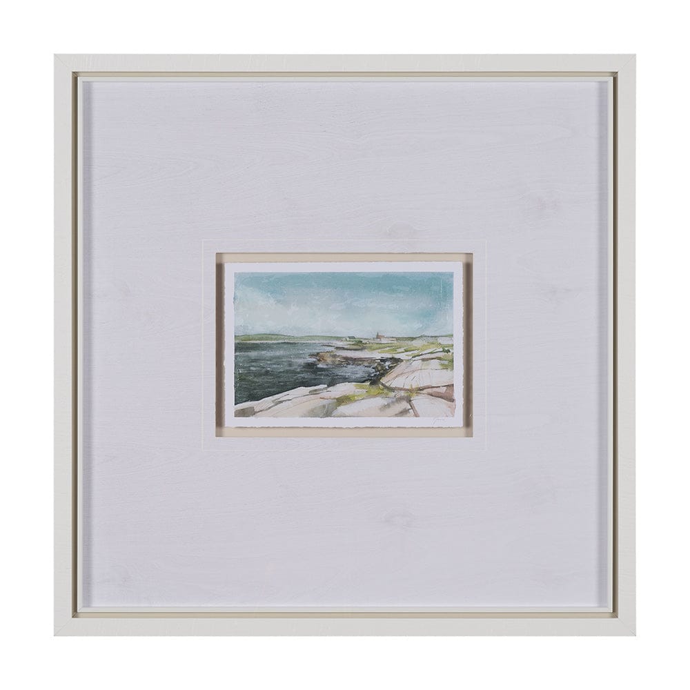 Mercana - East Coast View III by Mercana Studio a Hand Embellished Framed Art Print Matted under Glass - 15605 view 1