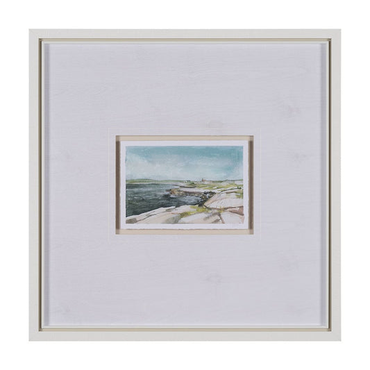 Mercana - East Coast View III by Mercana Studio a Hand Embellished Framed Art Print Matted under Glass - 15605 view 1