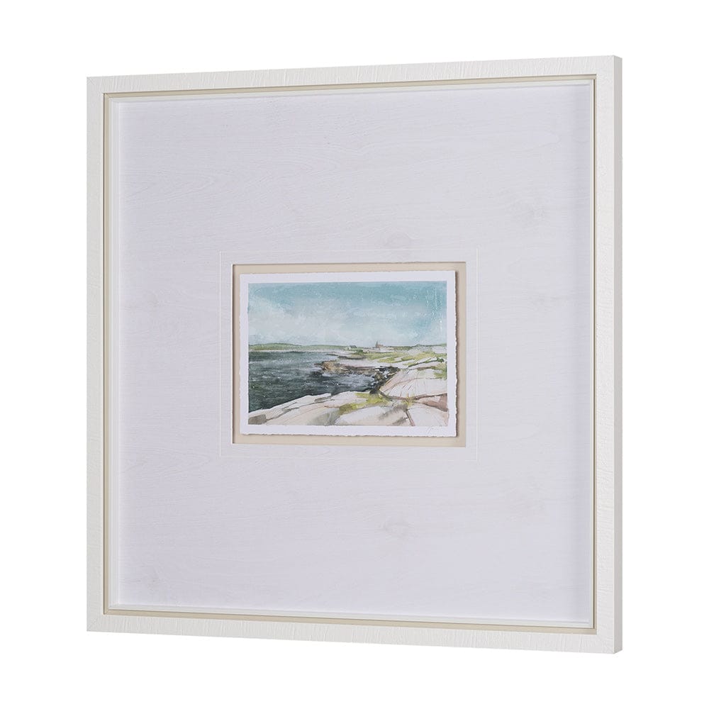 Mercana - East Coast View III by Mercana Studio a Hand Embellished Framed Art Print Matted under Glass - 15605 view 2