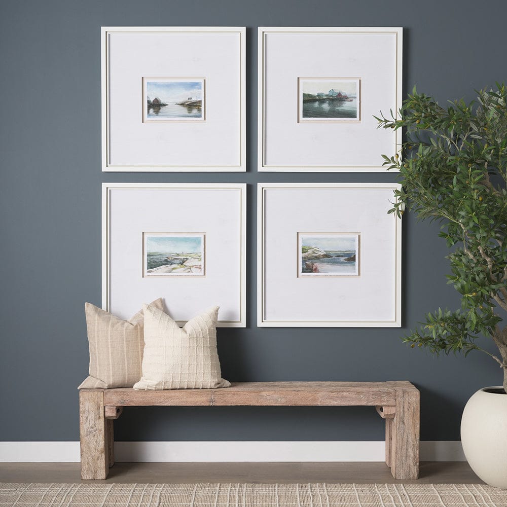 Mercana - East Coast View III by Mercana Studio a Hand Embellished Framed Art Print Matted under Glass - 15605 view 8