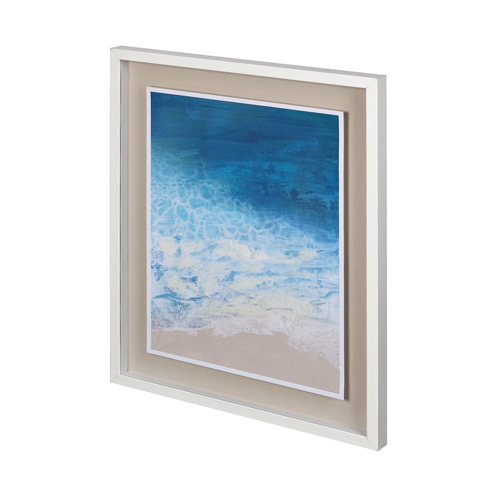 Mercana - Ebb & Flow I by Victoria Borges a Hand Embellished Textured Framed Art Print Matted under Glass - 12295 view 1