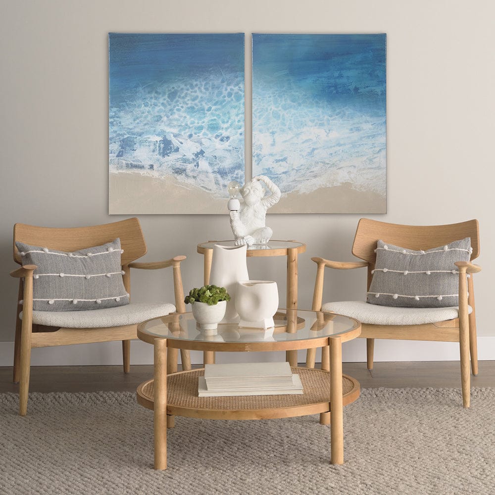 Mercana - Ebb & Flow II by Victoria Borges a Hand Embellished Textured Canvas - 101080-S view 2