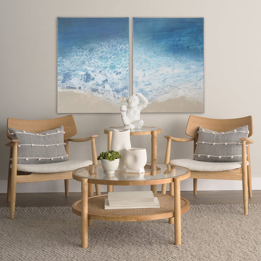 Mercana - Ebb & Flow II by Victoria Borges a Hand Embellished Textured Canvas - 101080-S view 2