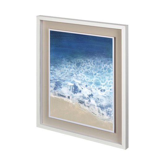 Mercana - Ebb & Flow II by Victoria Borges a Hand Embellished Textured Framed Art Print Matted under Glass - 12296 view 1