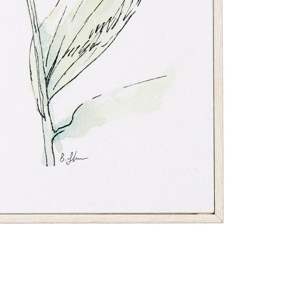 Mercana - Echinacea I by Mercana Studio a Hand Embellished Textured Framed Art Print - 13654 view 3