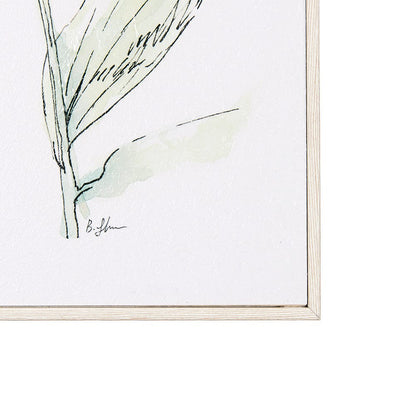 Mercana - Echinacea I by Mercana Studio a Hand Embellished Textured Framed Art Print - 13654 view 3