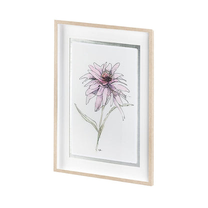 Mercana - Echinacea I by Panpan Zhang a Framed Art Print Matted under Glass - 13648 view 2