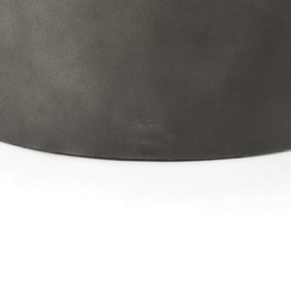 Mercana - Eclipse Gunmetal Gray Drum Base w/ Brown Wood Top Nested Coffee Table - 70240 view 11