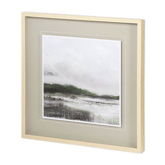 Mercana - Edge of Bay ALT V3 by Liz Jardine a Hand Embellished Textured Framed Art Print Matted under Glass - 11510 view 1