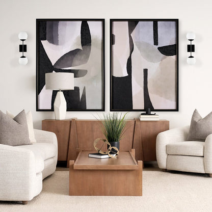 Mercana - Edie Matte Black Metal w/ Frosted Glass Globes 2-Light Wall Sconce - 70455_CLOSEOUT view 8