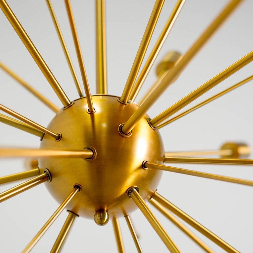 Mercana - Edisonna II 38"D Gold Sputnik Twenty Bulb Chandelier - 65190_CLOSEOUT view 2