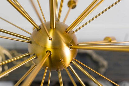 Mercana - Edisonna II 38"D Gold Sputnik Twenty Bulb Chandelier - 65190_CLOSEOUT view 4