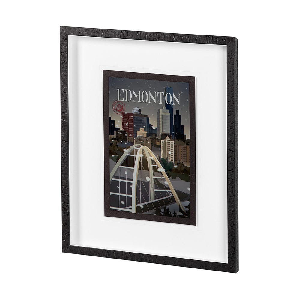 Mercana - Edmonton Go Canada M by Mercana Studio a Framed Art Print Matted under Glass - 13777 view 2