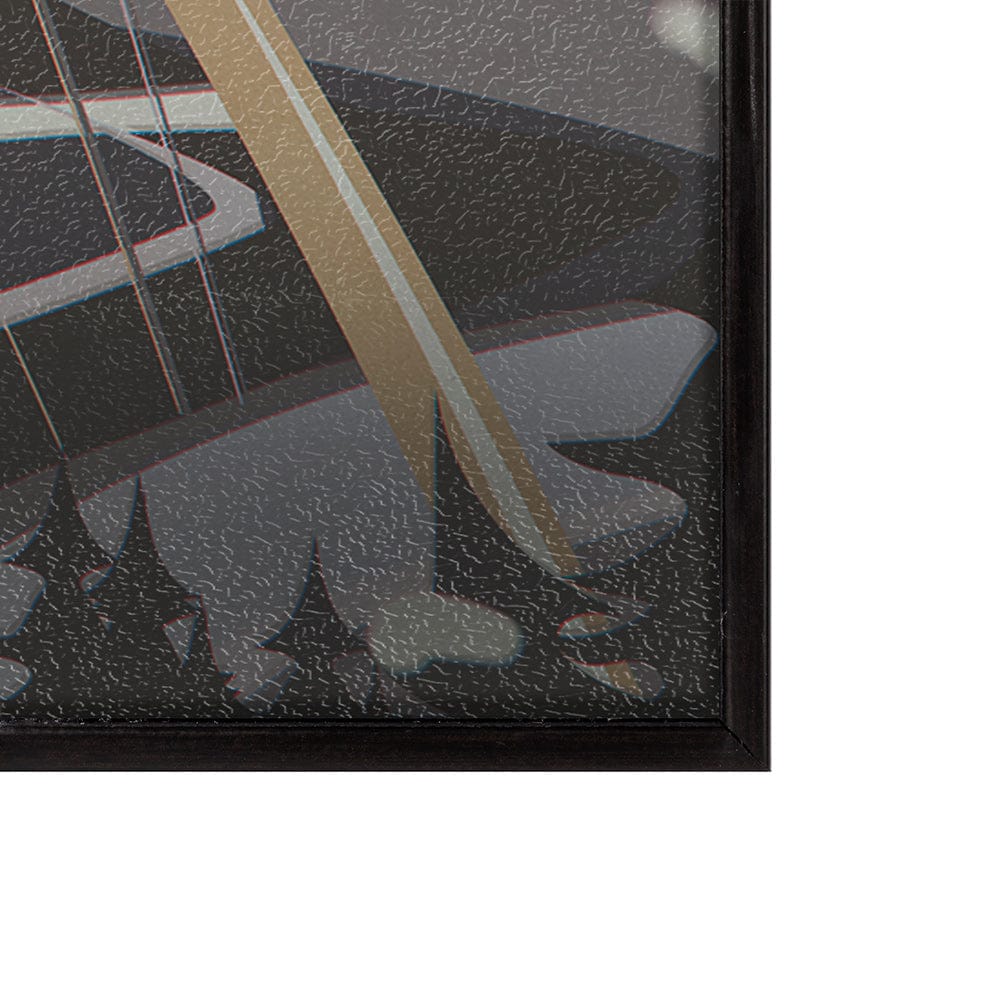Mercana - Edmonton Go Canada SM by Mercana Studio a Hand Embellished Decograph Framed Art Print - 13767 view 3