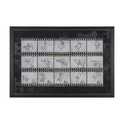 Mercana - Eight Seconds by Mercana Studio a Hand Embellished Framed Art Print Matted under Glass - 15682 view 1