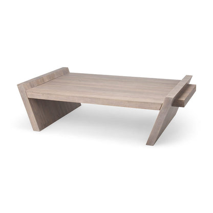 Mercana - Elaine 59x36 Brown Solid Wood Top & Base Coffee Table - 68746_CLOSEOUT view 1