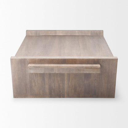 Mercana - Elaine 59x36 Brown Solid Wood Top & Base Coffee Table - 68746_CLOSEOUT view 8