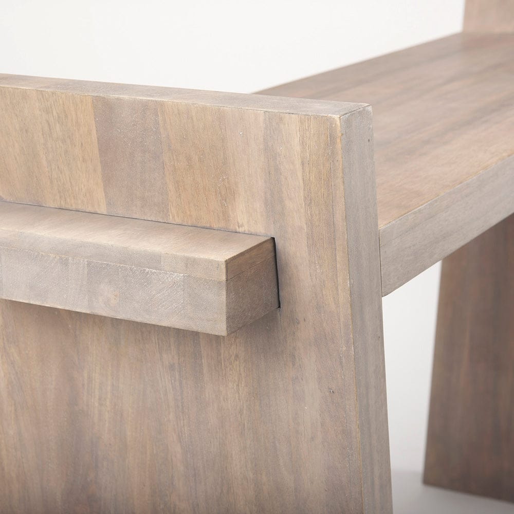 Mercana - Elaine III 60L x 16W Brown Wood Angled Leg Console Table - 68747 view 6