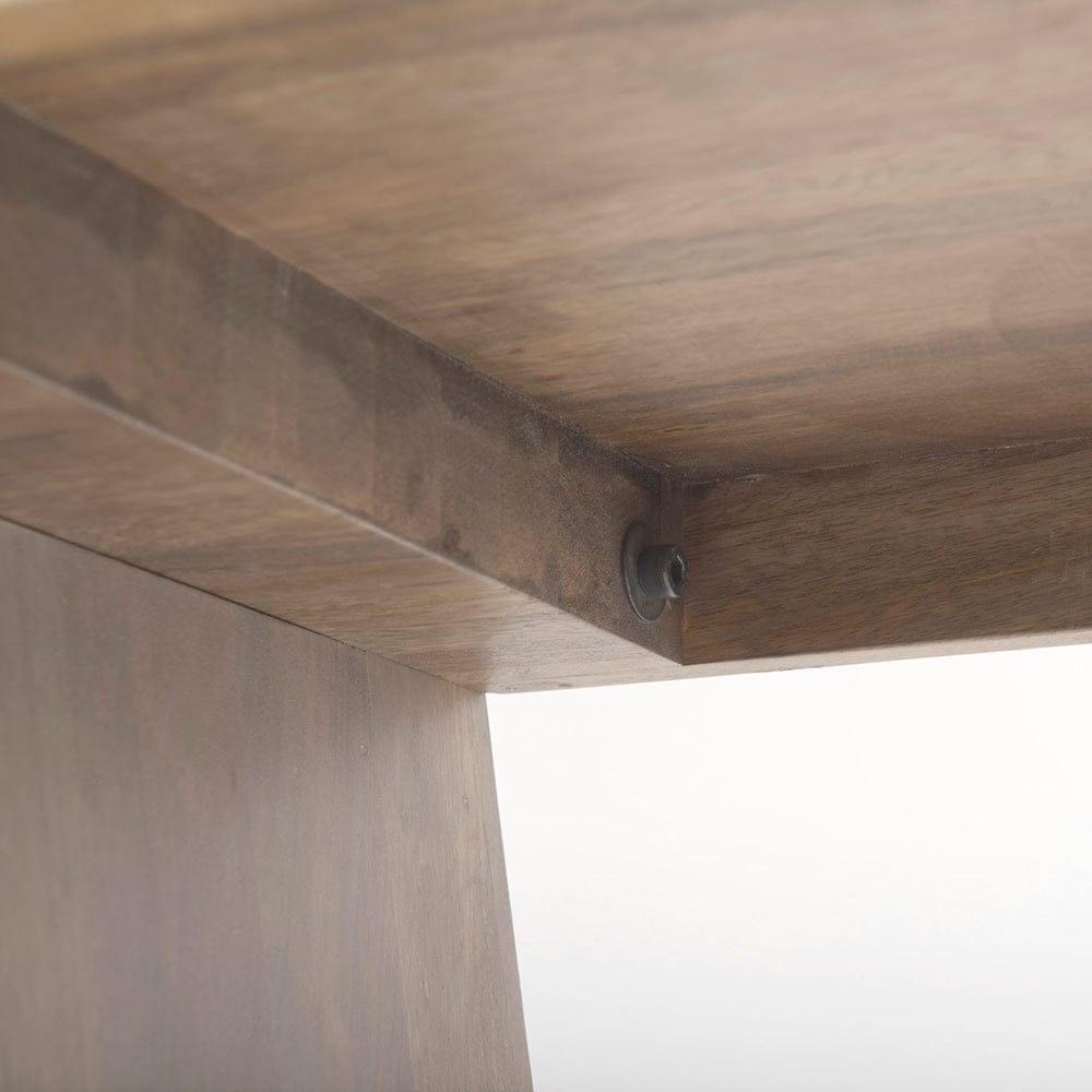 Mercana - Elaine III 60L x 16W Brown Wood Angled Leg Console Table - 68747 view 10