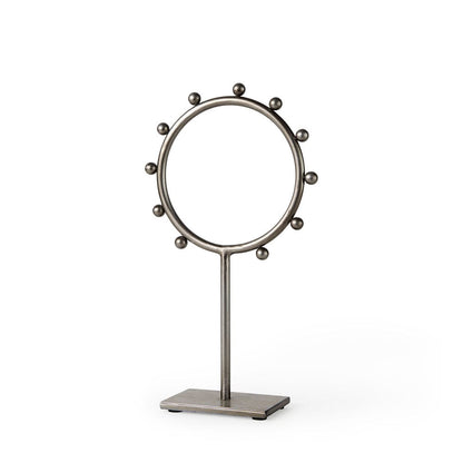 Mercana - Elio 7.5L x 3.0W x 13.2H Small Studded Hoop Object - 69678 view 1