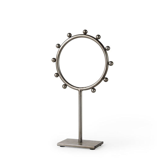 Mercana - Elio 7.5L x 3.0W x 13.2H Small Studded Hoop Object - 69678 view 1