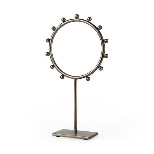 Mercana - Elio 8.3L x 3.0W x 15.0H Large Studded Hoop Object - 69679 view 1