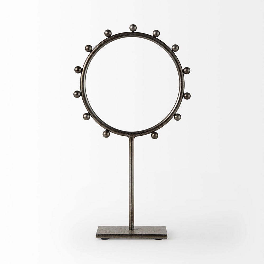 Mercana - Elio 8.3L x 3.0W x 15.0H Large Studded Hoop Object - 69679 view 2