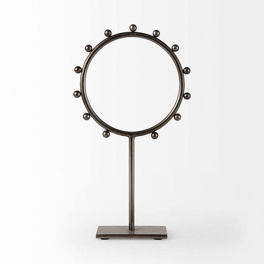 Mercana - Elio 8.3L x 3.0W x 15.0H Large Studded Hoop Object - 69679 view 2