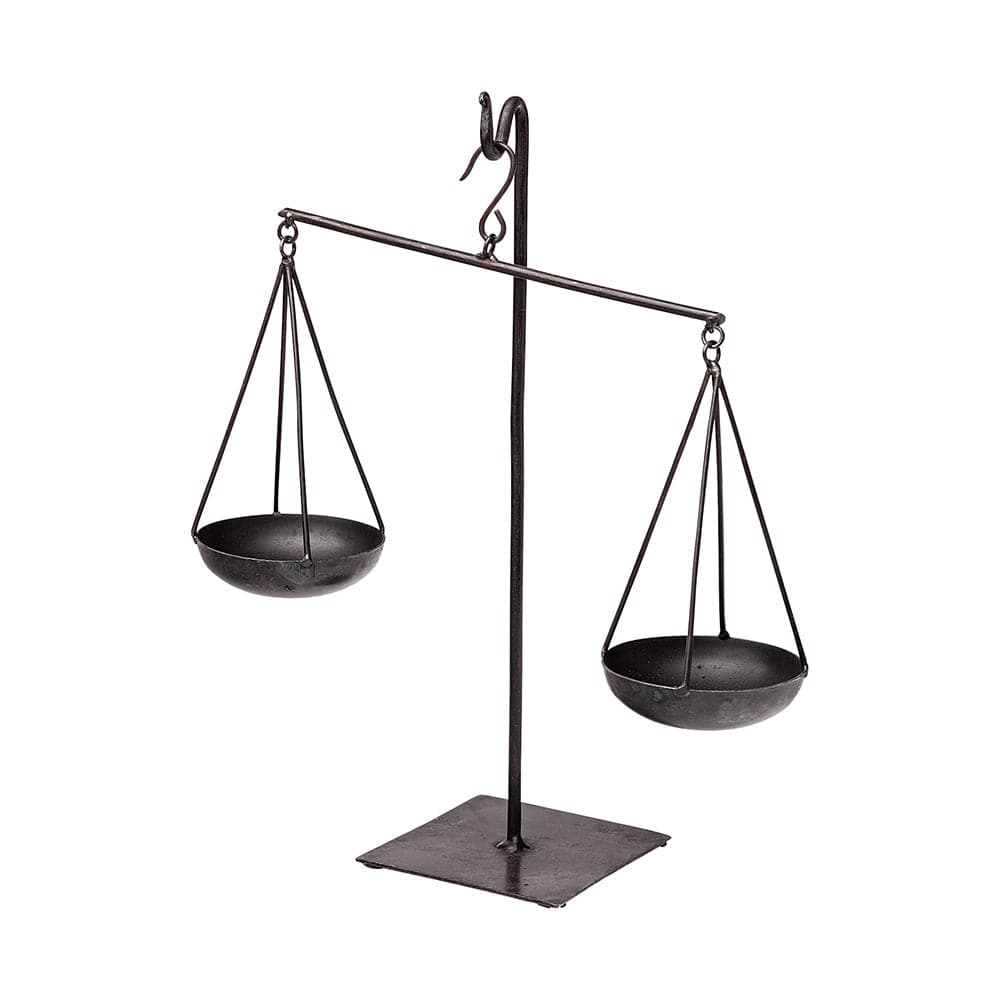 Mercana - Ellis 10L x 4W Black Metal Vintage Inspired Weighing Scale - 68855 view 1