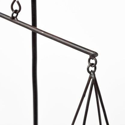 Mercana - Ellis 10L x 4W Black Metal Vintage Inspired Weighing Scale - 68855 view 5